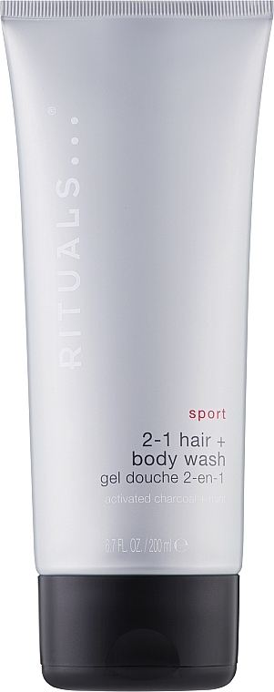 Гель-шампунь 2в1 - Rituals Sport 2-1 Hair + Body Wash — фото N1