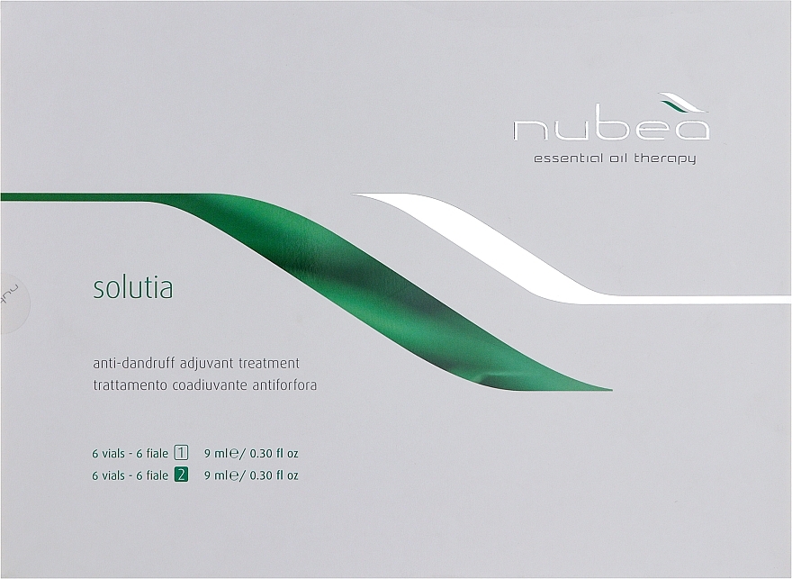 Терапия-ампулы для волос против перхоти - Nubea Solutia Anti-Dandruff Adjuvant Treatment Vial — фото N1