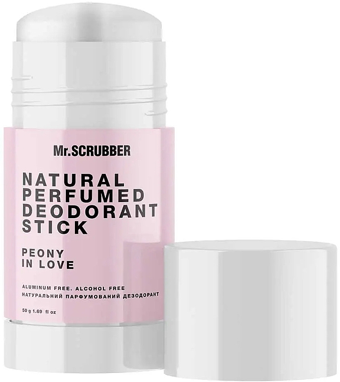 Натуральный парфюмированный дезодорант "Peony In Lov" - Mr.Scrubber Natural Perfumed Deodorant Stick