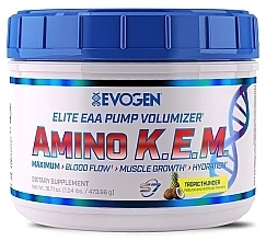 Аминокислота K.E.M. "Тропический гром" - Evogen Amino K.E.M. Elite EAA Pump Volumizer Tropical Thunder — фото N1