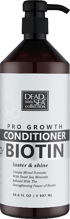 Кондиціонер для волосся з біотином та мінералами Мертвого моря - Dead Sea Collection Biotin Conditioner — фото N1