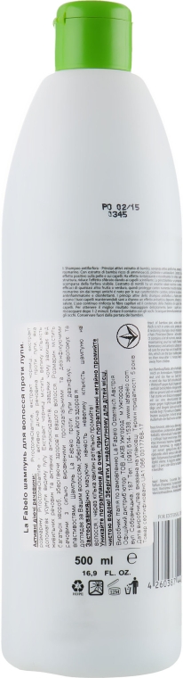 Шампунь против перхоти - La Fabelo Blueberry Fruit Extract Anti-Dandruff Shampoo — фото N4