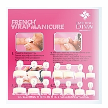 Набір тіпсів для френча, натуральні - Dashing Diva French Wrap Manicure Short Trial Size — фото N2