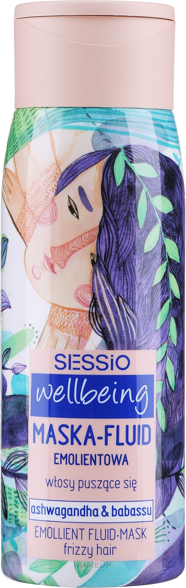 Пом'якшувальна маска-флюїд для виткого волосся - Sessio Wellbeing Emollient Fluid-Mask For Frizzy Hair — фото 300ml