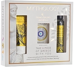 Набор - Primo Bagno Mythology Athena's Olive Youth Set (b/wash/100 ml + h/cr/75 ml + magnet) — фото N1