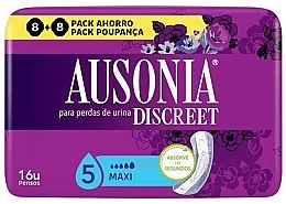 Прокладки урологические, 16 шт. - Ausonia Discreet Maxi — фото N1