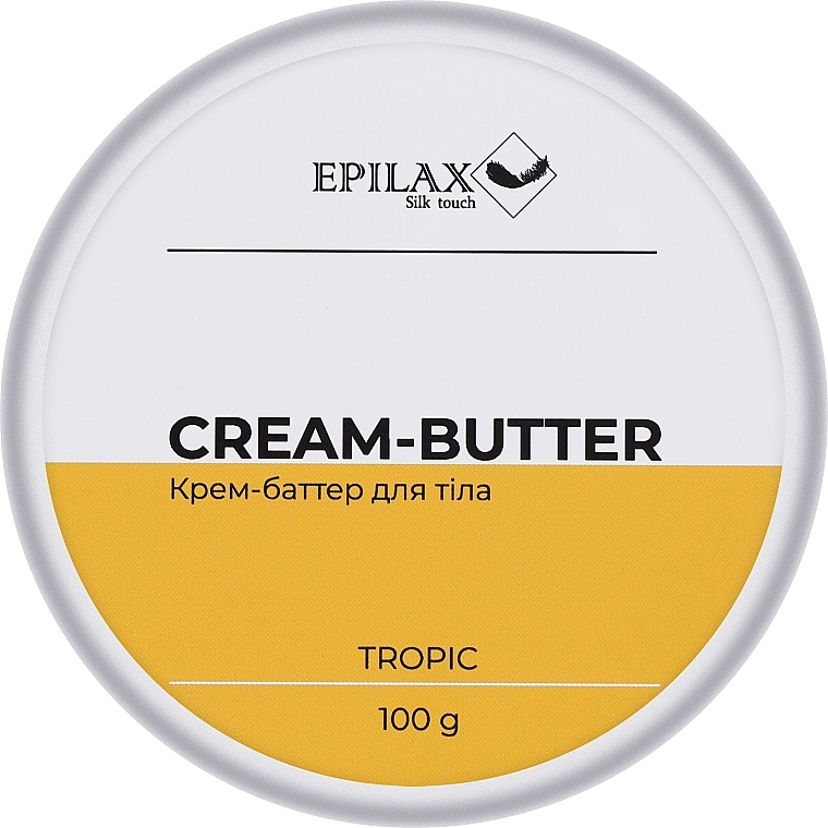 Живильний крем-баттер для тіла "Тропік" - Epilax Silk Touch Cream-Butter — фото N1