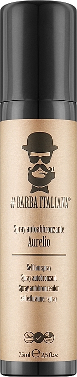Автозасмага - Barba Italiana Aurelio Self Tan Spray — фото N1