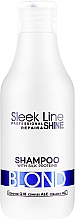 Шампунь для світлого волосся - Stapiz Sleek Line Blond Shampoo — фото N1