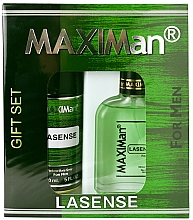 Парфумерія, косметика Aroma Parfume Maximan Lasense - Набір (edt/100ml + deo/spray/150ml)