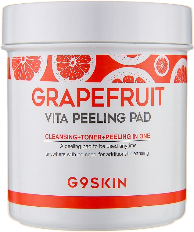 Пілінг-педи для очищення шкіри, з грейпфрутом - G9Skin Grapefruit Vita Peeling Pad — фото N1