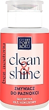 Парфумерія, косметика Рідина для зняття лаку без ацетону - Cztery Pory Roku Clean & Shine