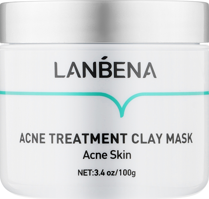 Маска для обличчя глиняна "Проти акне" - Lanbena Acne Treatment Clay Mask — фото N1