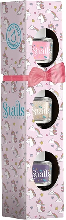 Набір лаків для нігтів - Snails Mini 3 Pack Unicorn (nail/polish/3x5ml) — фото N1