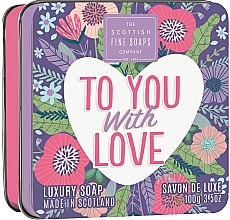 Мило "Тобі, з любов'ю" - Scottish Fine Soaps To You with Love Soap In A Tin — фото N1