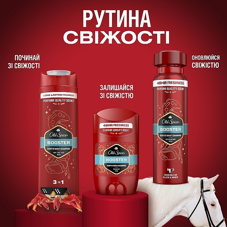 Твердый дезодорант - Old Spice Booster Deodorant Stick — фото N10