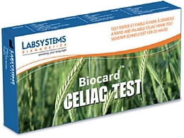 Парфумерія, косметика Тест на непереносимость глютена, целиакия - Labsystems Diagnostics Biocard Celiac Test Kit