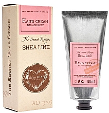 Крем для рук "Дамасская роза" - Soap&Friends Shea Line Hand Cream Damask Rose — фото N1