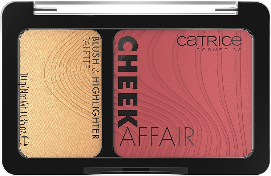 Палетка для макіяжу - Catrice Cheek Affair Blush & Highlighter Palette
