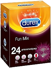 Парфумерія, косметика Презервативи, 24 шт. - Durex Fun Mix