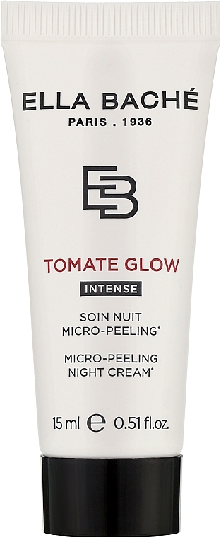 Микро-пилинг ночной крем - Ella Bache Tomate Glow Micro-Peeling Night Cream — фото N1