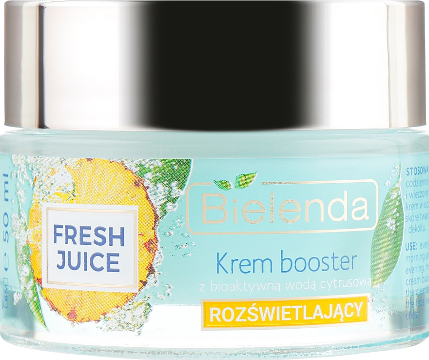 Освежающий крем-усилитель с биоактивной цитрусовой водой - Bielenda Fresh Juice Booster