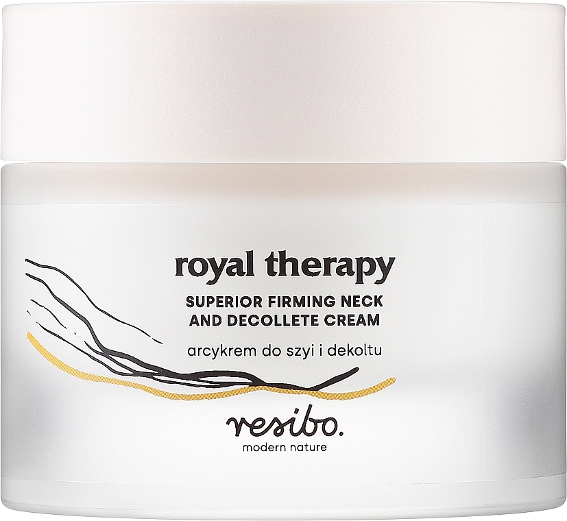 Крем для шиї та зони декольте - Resibo Royal Therapy Superior Firming And Decollete Cream — фото N1