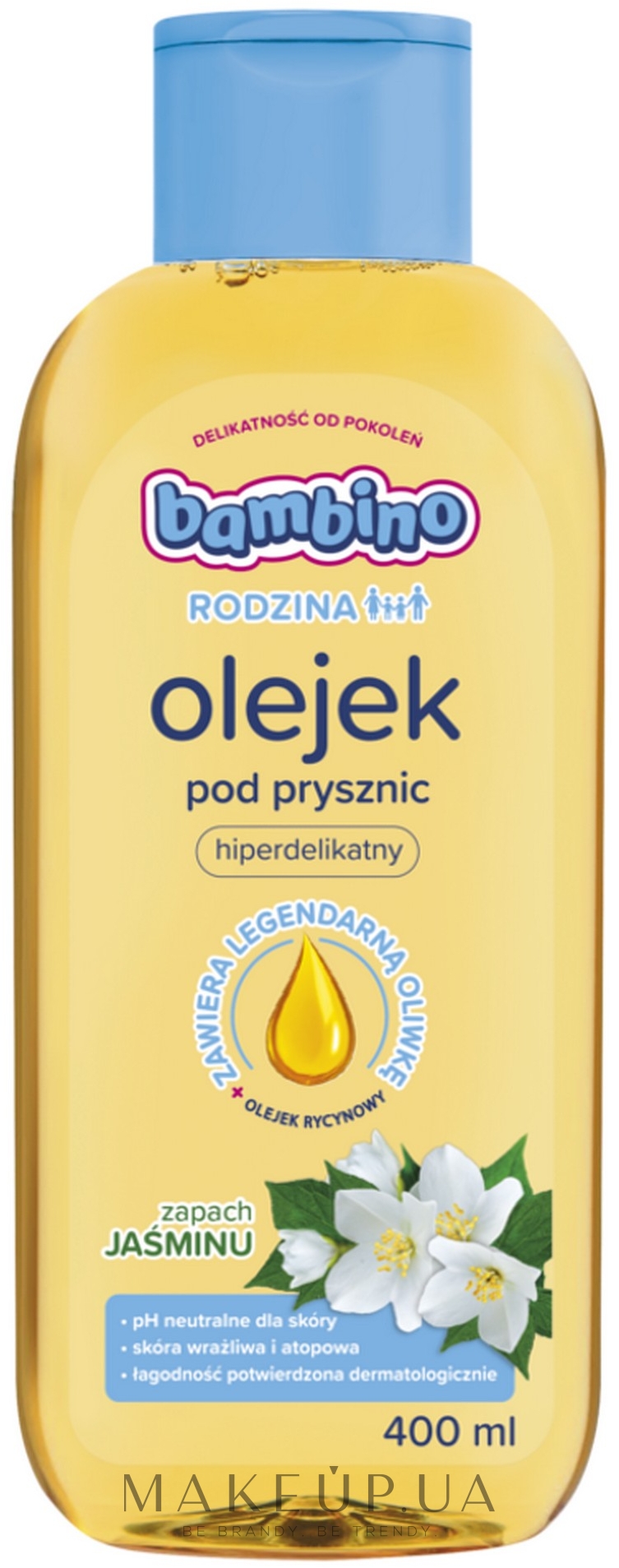 Масло для душа с ароматом жасмина - NIVEA Bambino Family Shower Oil — фото 400ml