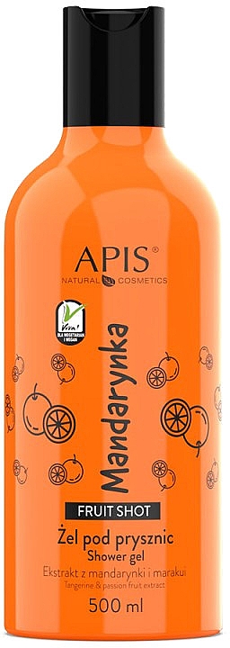 Гель для душу "Мандарин" - APIS Professional Fruit Tangerine Shower Gel — фото N1