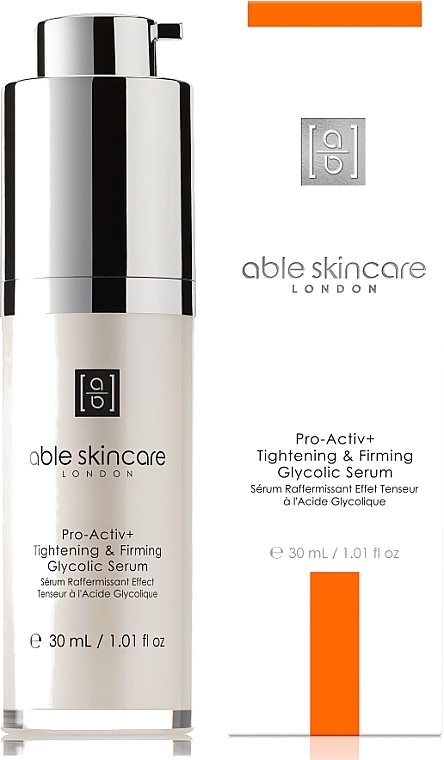 Укрепляющая сыворотка для лица - Able Skincare Pro-Activ+ Tightening and Firming Glycolic Serum — фото N2