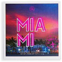 Палетка тіней для повік - BH Cosmetics Magnetic In Miami Shadow Quad — фото N3