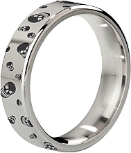 Эрекционное кольцо, 51 мм, с гравировкой - Mystim Duke Strainless Steel Cock Ring  — фото N2