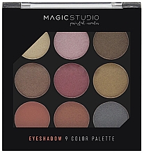 Палетка тіней для повік - Magic Studio 9 Color Palette Eyeshadow Palette — фото N1