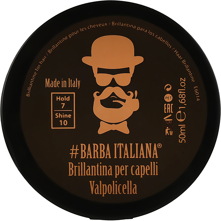 Бриолин для волос - Barba Italiana Valpolicella Brillance Gel 