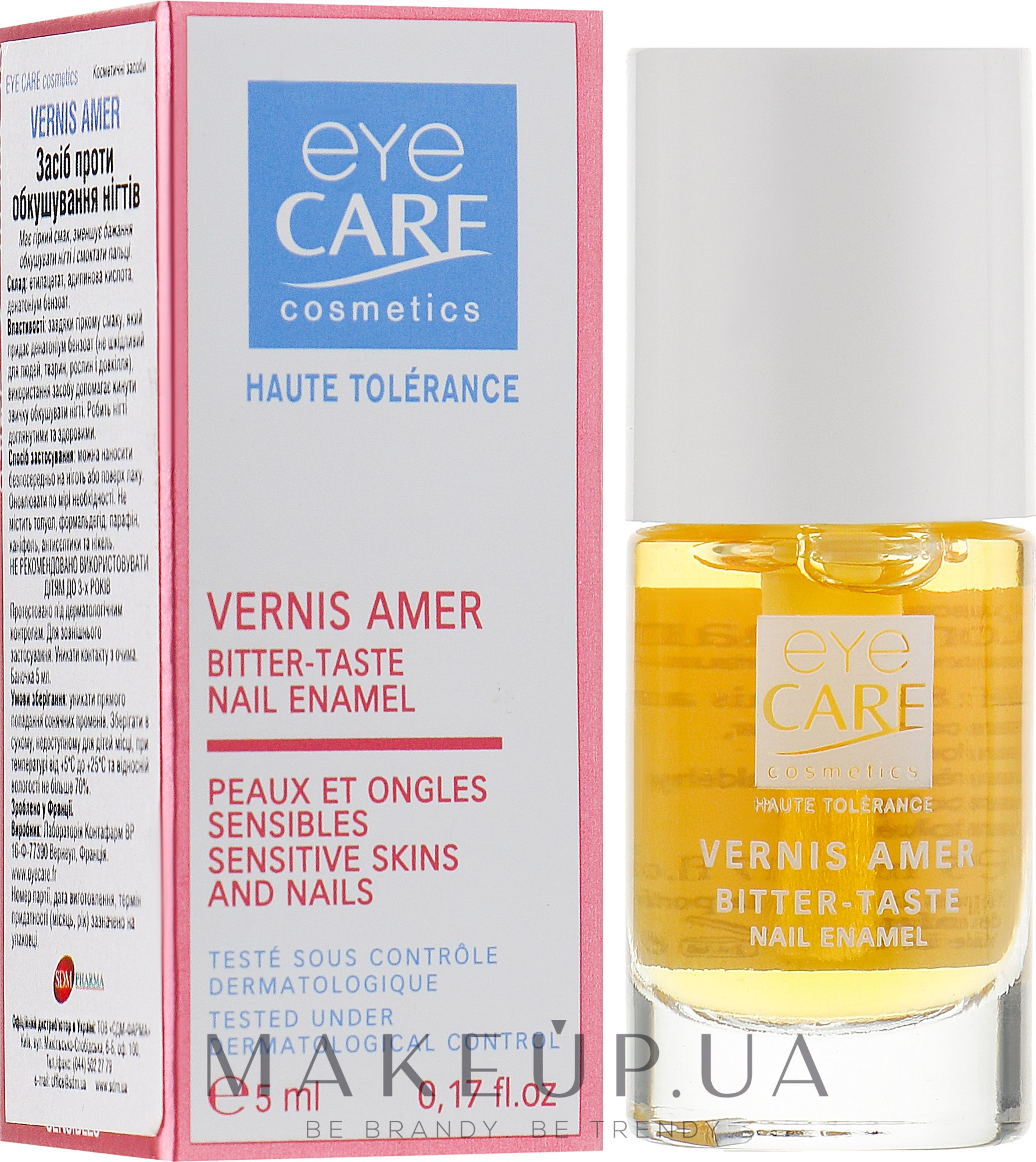 Vernis amer haute tolérance - Eye Care Cosmetics