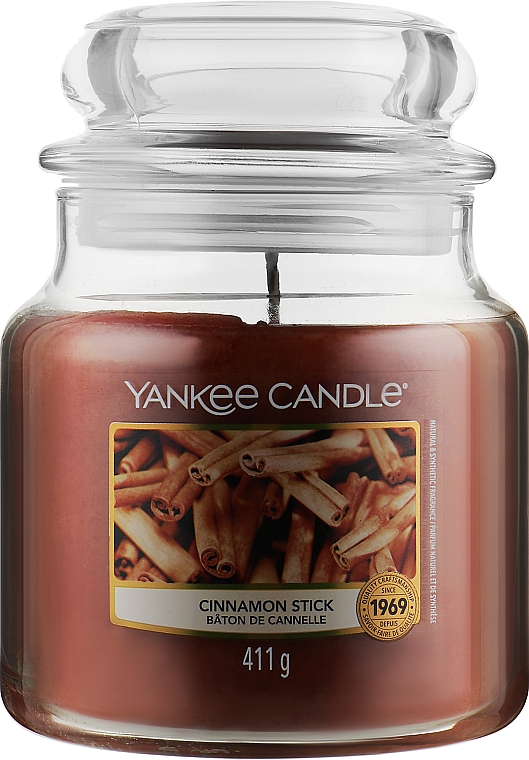 Ароматическая свеча "Палочки корицы" в банке - Yankee Candle Cinnamon Stick — фото N3