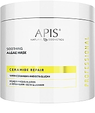 Заспокійлива маска з водоростей з керамідами та бета-глюканом - APIS Professional Ceramide Repair Soothing Algae Mask — фото N1