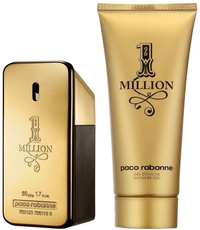 Paco Rabanne 1 Million - Набір (edt/50ml + sh/gel/100ml) — фото N2