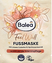 Парфумерія, косметика Маска для ніг - Balea Feel Well