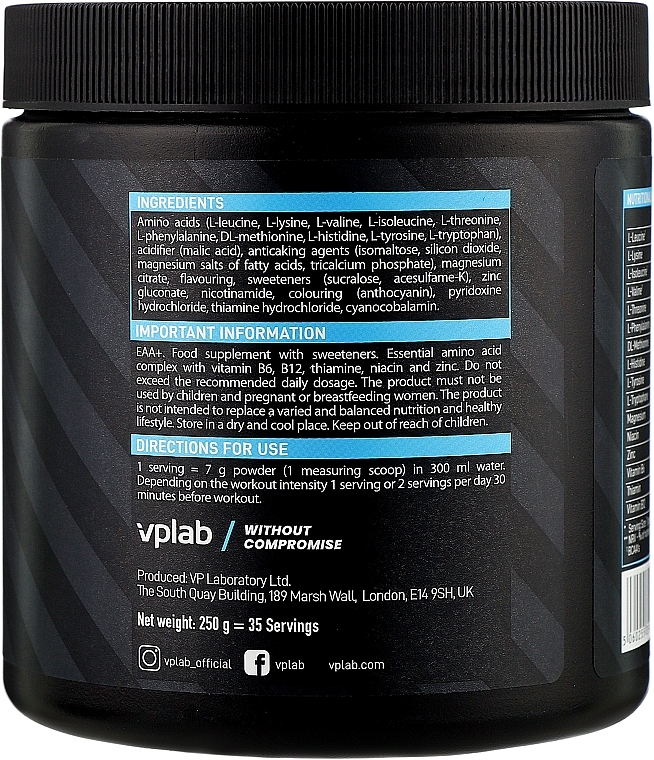 Подарочный набор для мужчин - VPlab Ultra Men's Power Box (caps/2x90pcs + amino/acid/250ml) — фото N3