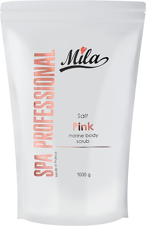 Солевой скраб для тела "Розовый" - Mila Salt Pink Marine Body Scrub — фото N1