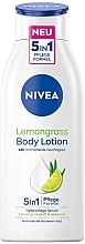 Парфумерія, косметика Лосьйон для тіла 5в1 з лемонграсом - NIVEA 5in1 Lemongrass Body Lotion