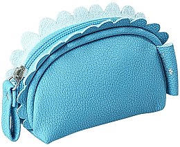 Парфумерія, косметика Косметичка "Frill", 96228, блакитна - Top Choice
