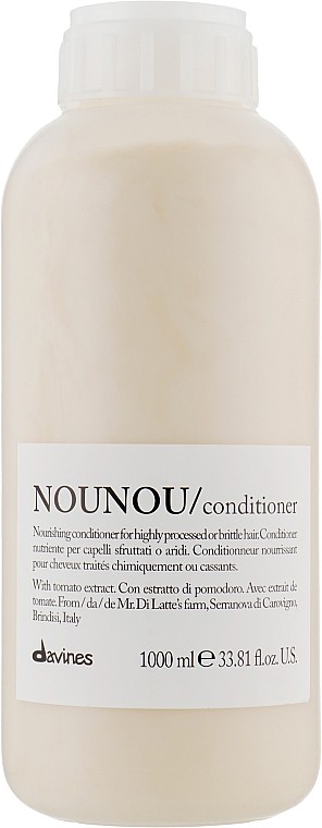 Поживний кондиціонер для ущільнення ламкого та пошкодженого волосся - Davines Nourishing Nounou Conditioner  — фото N5