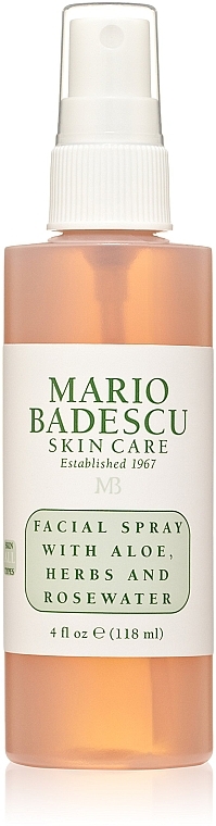 Спрей для лица с алое, травами и розовой водой - Mario Badescu Facial Spray Aloe Herbs and Rosewater — фото N2