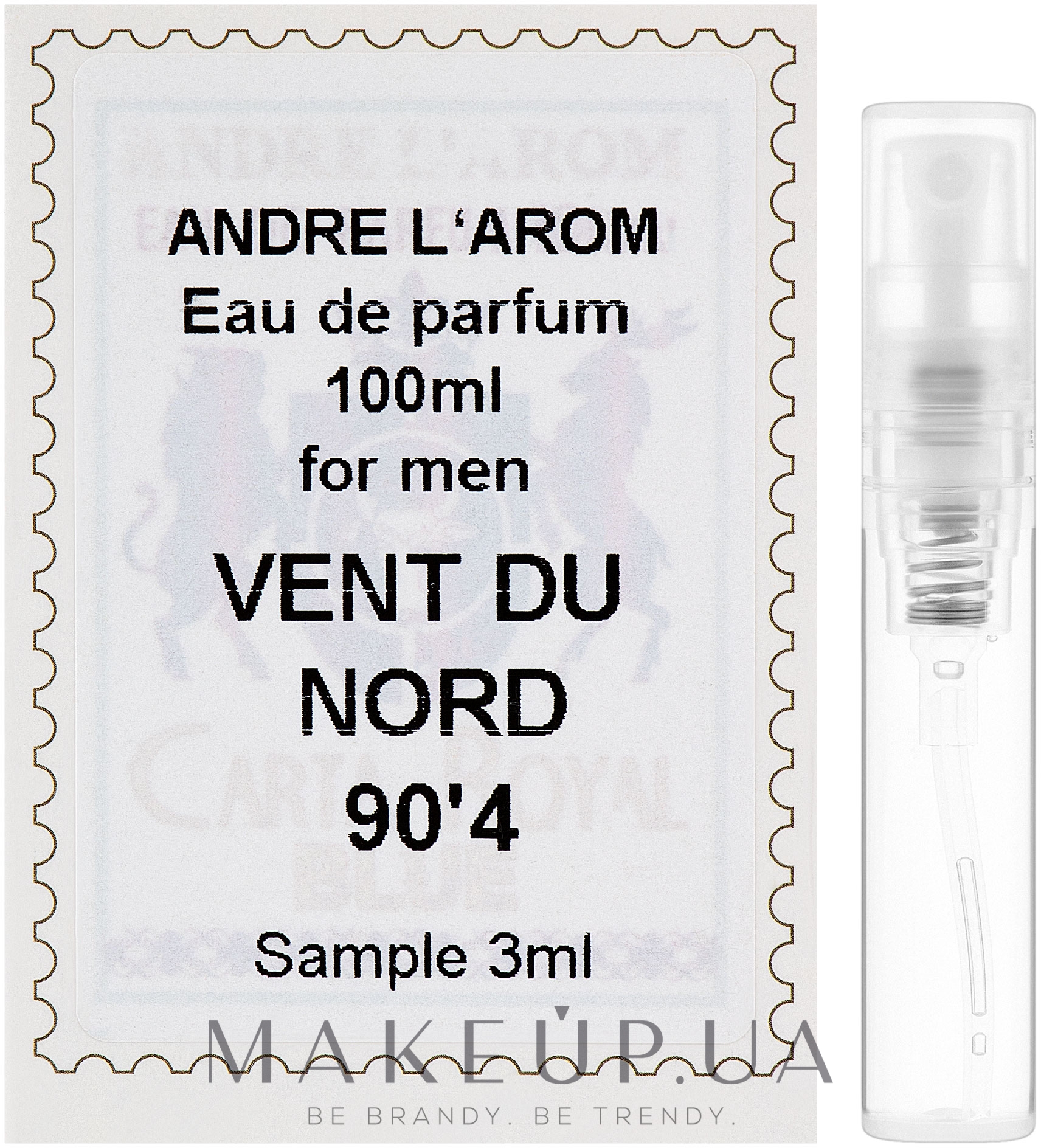 Andre L`Arom Vent du Nord "90'4" - Парфюмированная вода (пробник) — фото 3ml