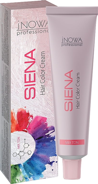 Стойкая крем-краска микстон для волос - jNOWA Professional Siena 
