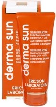 Парфумерія, косметика Крем з високим ступенем захисту SPF 50 - Ericson Laboratoire Derma Sun Sun Cream Block SPF 50