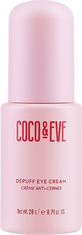 Крем для кожи вокруг глаз - Coco & Eve Depuff Eye Cream  — фото N1
