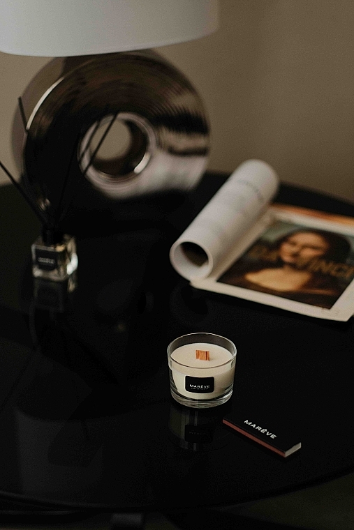 Ароматическая веганская свеча "Vanilla Passion" - MAREVE — фото N5